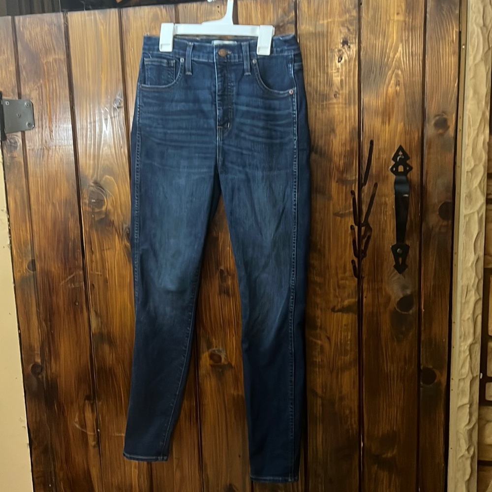 Madewell dark blue jeans